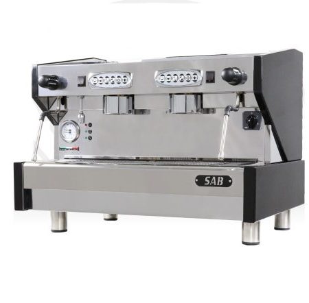 ESPRESSO CAPPUCCINO MACHINE-2GR-PRESTIGE AUTO-BLACK/ W-KIT GAS
